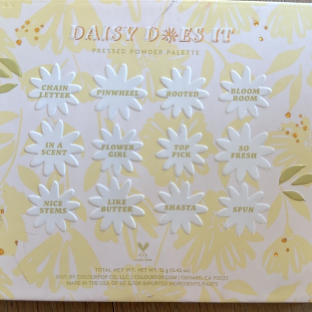 Colourpop Daisy Does It Spring 22 Palette - Picture 6 of 6